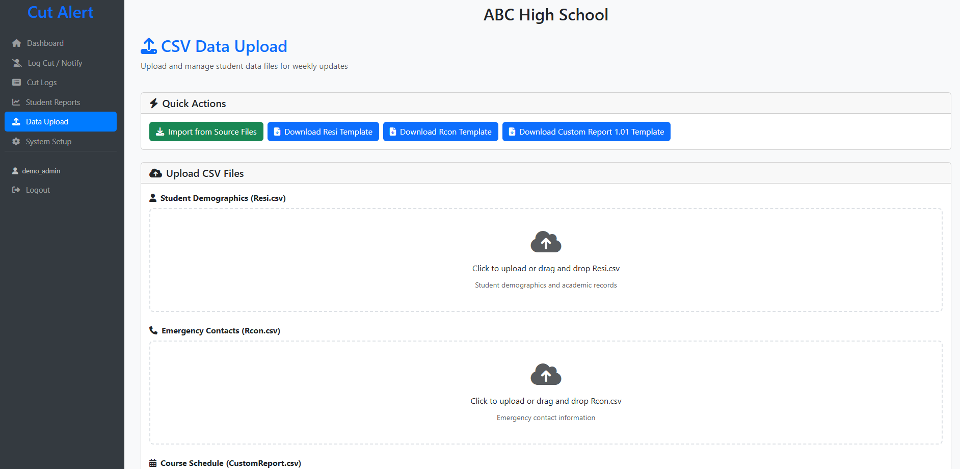 CSV Data Upload - Easy import